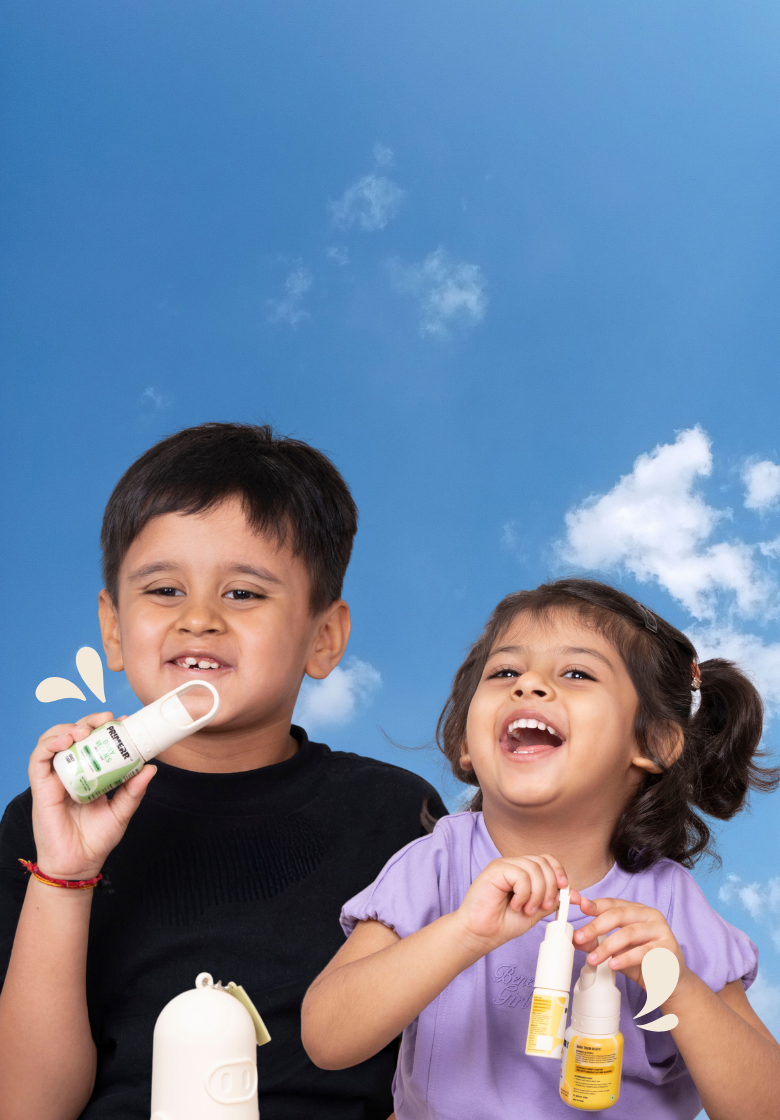 Primerry kids with oral sprays